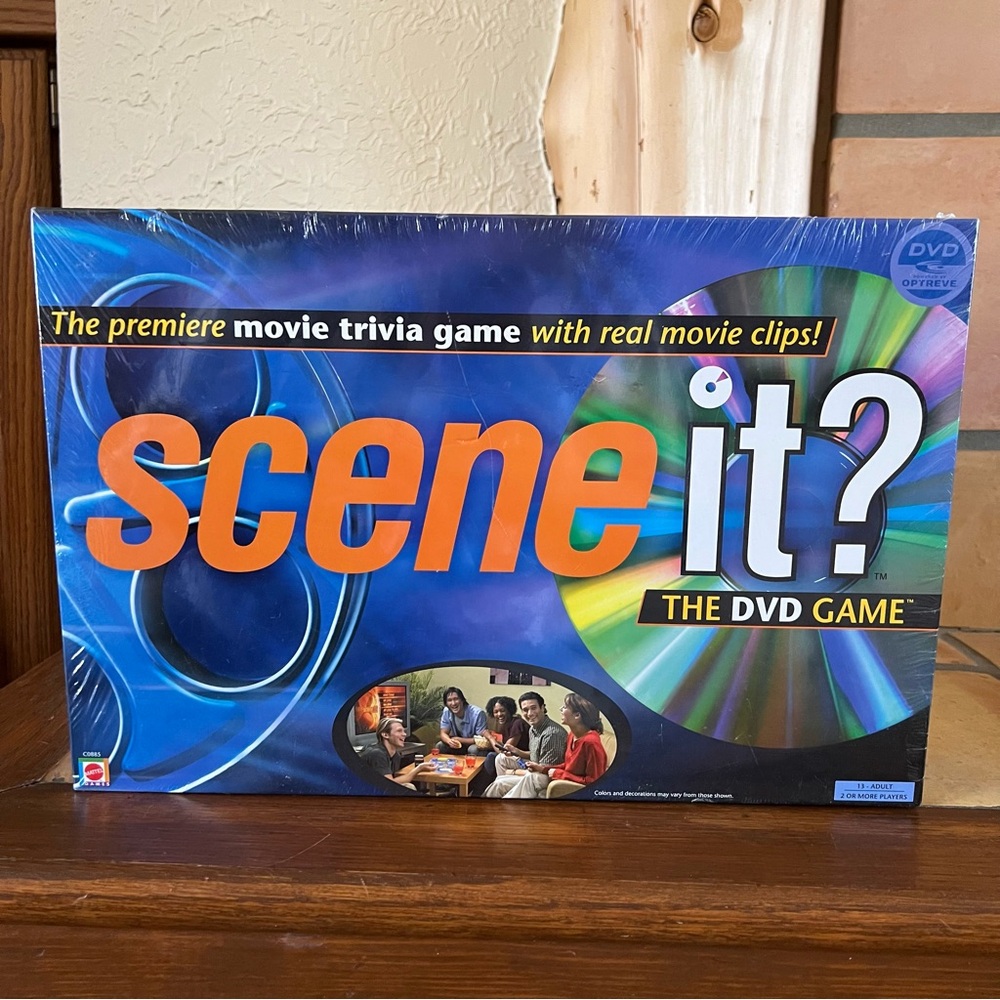 NIB Sealed Scene It? The DVD Game Original Movie Trivia Board Game Mattel 2003